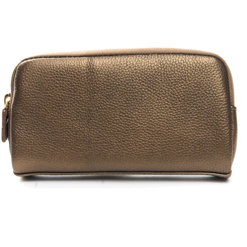 Женская косметичка Cosmetic bag золотистая (31466)