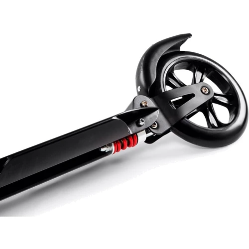 Самокат Micro Suspension - Черный (складной, до 100 кг, 2-х колесный) SA0156: Тип тормоза ножной