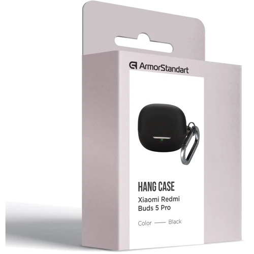 Чехол ArmorStandart Hang Case Black for Xiaomi Buds 5 Pro (ARM84515)