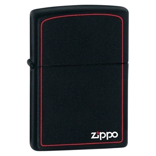 Зажигалка Zippo BLACK MATTE w/ BORDER (218ZB)