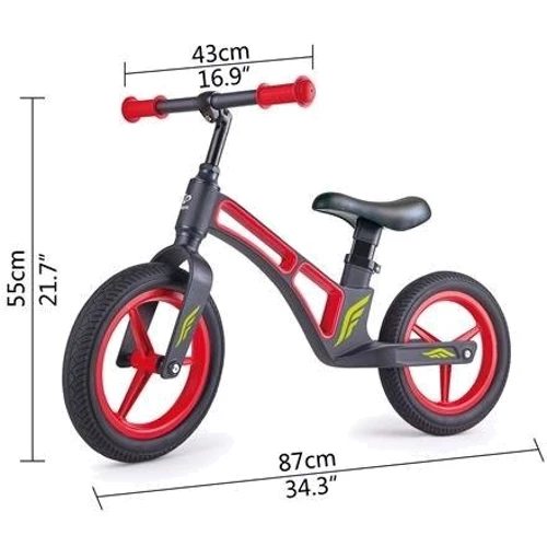 Біговел Hape Нове дослідження двоколісний червоний (E1080): Колеса безвоздушные