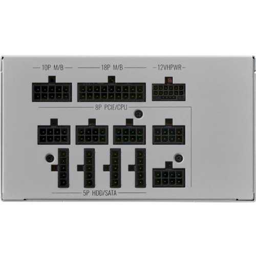 Блок питания CoolerMaster 1050W MWE Gold 1050 - V2 ATX 3.0 White Version (MPE-A501-AFCAG-3GEU) фото 6