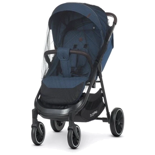Коляска прогулянкова El Camino ME 1083 OPTIMA Navy Blue Льон Синій (ME 1083 Navy Blue EL CAMINO): Можливість встановлення люльки нет