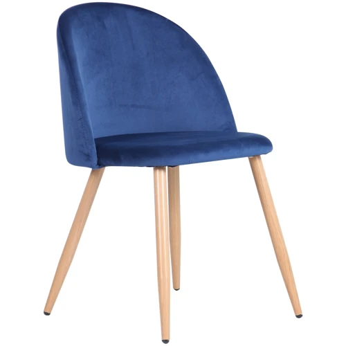 Стул обеденный AMF Sherry beech/blue velvet (545868): Производитель AMF