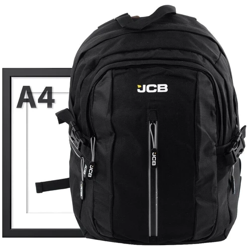 Мужской рюкзак JCB черный (FULJCBBP66-BLK-GR): Стиль Спортивный