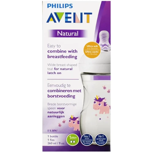 Бутылочка для кормления Philips AVENT Natural Единорог 260 мл (SCF070/25) фото 8