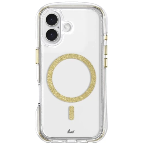 Чехол для iPhone LAUT AERO SPARKLE MagSafe Gold (L_IP24C_AS_GD) for iPhone 16 Plus