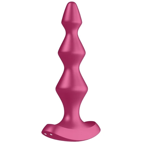 Анальный стимулятор-бусины с двумя моторами Satisfyer Lolli-Plug 1 (Berry)