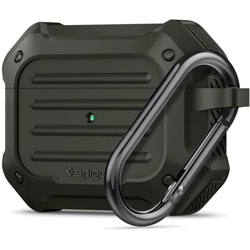 Чехол для наушников Spigen Tough Armor with Belt Military Green for Apple AirPods Pro
