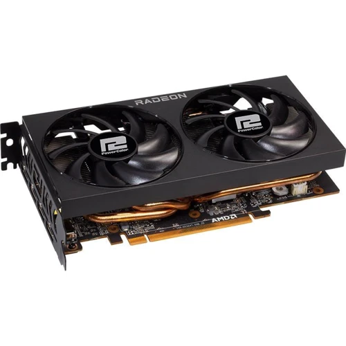 Видеокарта PowerColor Radeon RX 6600XT 8 GB Fighter (AXRX 6600XT 8GBD6-3DH): Разрядность шины памяти, бит 128