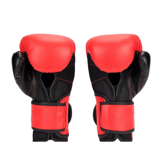 Боксерські рукавички Everlast POWERLOCK TRAINING GLOVES червоний Уні 10 унцій (870340-70-4) фото 1