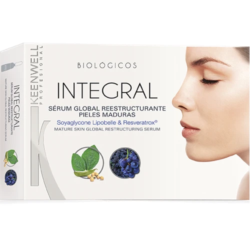 Keenwell Biologicos Integral Mature Skin Global Restructuring Serum Рестуктуруюча сироватка з ресвератролом 10х3ml