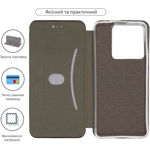 Чехол для телефонов ArmorStandart G-Case Black for Xiaomi Redmi Note 13 Pro 5G / Poco X6 5G (ARM71847): Тип чехол-книжка