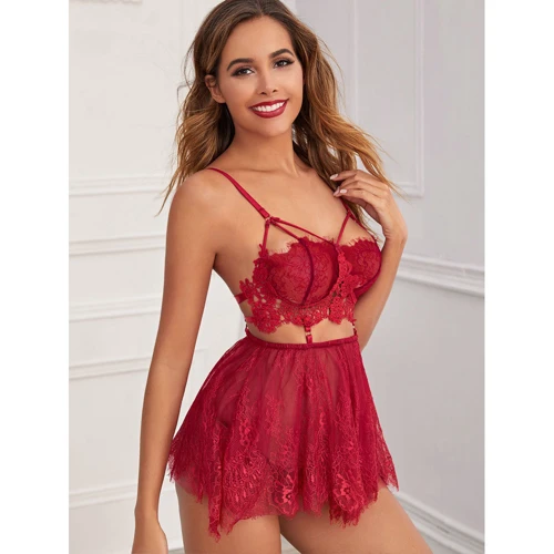 Пеньюар NDS 019-2 One Size Burgundy (23539)