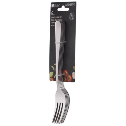 Набор столовых вилок Ardesto Black Mars Zenith 6 предметов (AR0706ZF)