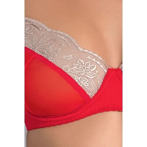 Эротический комплект Passion LORAINE SET red XXL/XXXL