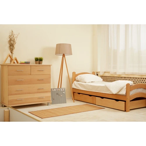 Кровать подростковая PARIS с ящиками (800x1900) (бук)