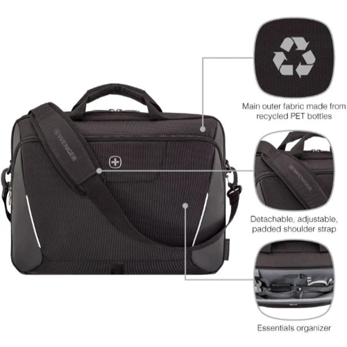 Сумка для ноутбуков Wenger 17" XE Brief Black фото 11