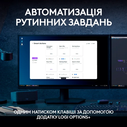 Клавіатура Logitech MX Keys Plus Palmrest Wireless UA Graphite (920-011589) фото 7
