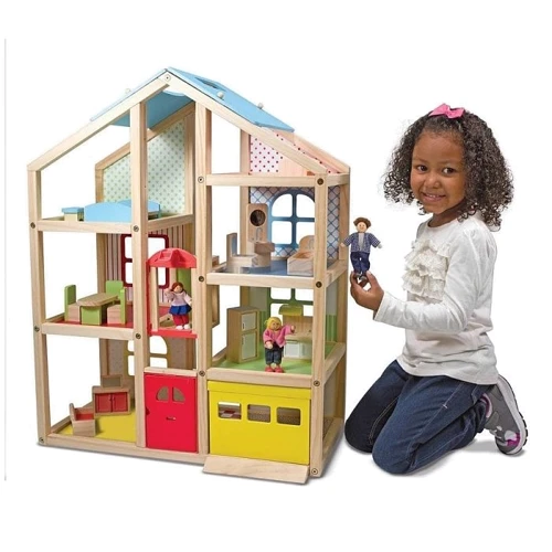 Ляльковий будиночок Melissa & Doug з підйомником і меблями (MD2462)