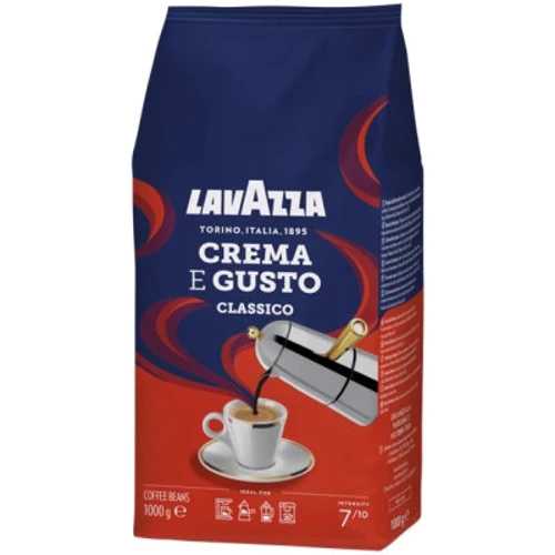 Кофе Lavazza Crema e Gusto  Classico в зернах 1 кг (DL2739)