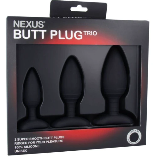 Набор анальных пробок Nexus Butt Plug Trio
