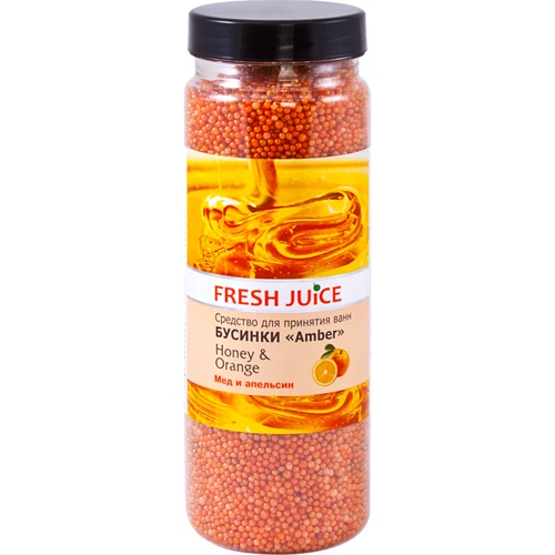Fresh Juice Bath Bijou Amber Honey and Orange Засіб для ванн мед та апельсин 450 g