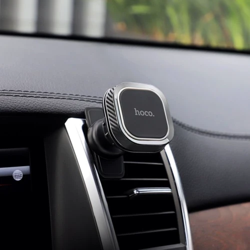 Держатель Hoco Car Holder Air Vent Magnetic CA52 Black: Особенности магнитный, автодержатель