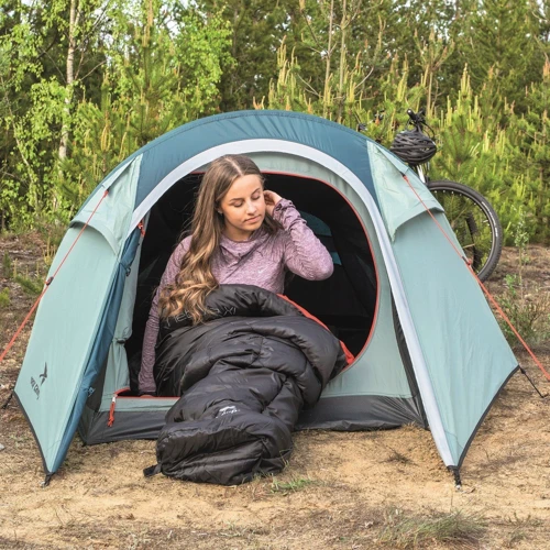 Спальний мішок Easy Camp Nebula XL/0°C Black (Left): Ширина в плечах 80 см