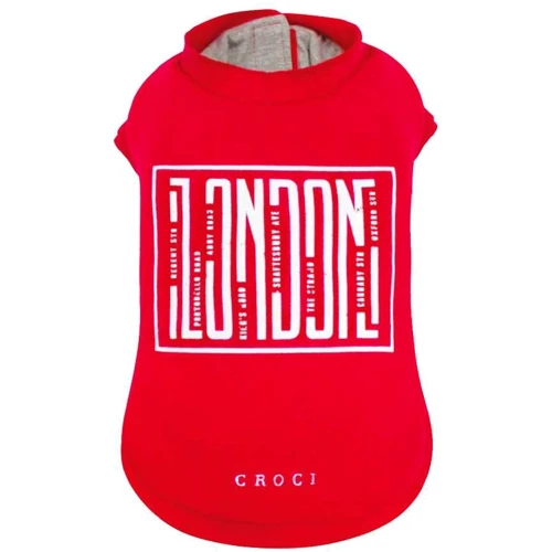 Свитшот для собак Croci London 40 см красный (C7474456)