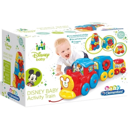 Іграшка-каталка розвиваюча Clementoni Activity Train серія Disney Baby (8005125171682): Стать Для девочек, Для мальчиков