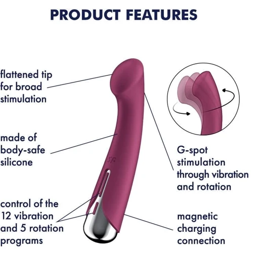 Вибратор Satisfyer Spinning G-Spot 1 Red