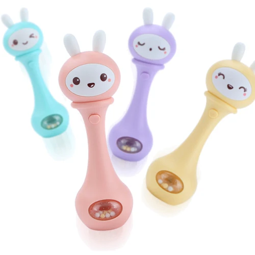 Музыкальная погремушка Beiens Зайчик голубой (YZ06blue)