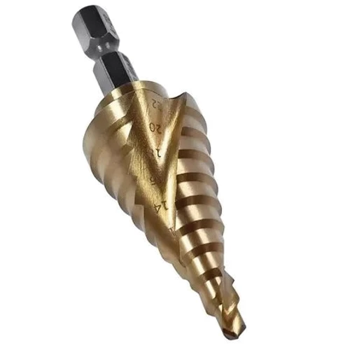 Свердло по металу S&R 4-40 мм HSS-TiN східчасте (109440102): Виробник S&R