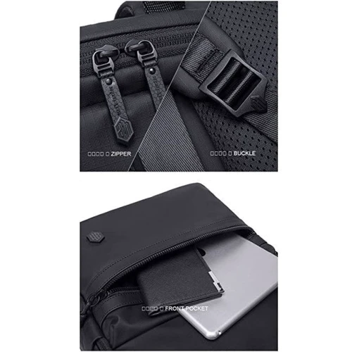 Сумка для ноутбука Arctic Hunter 15.6" Black (B00536): Місткість ноутбук, блок питания, аксессуары