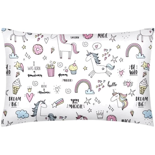 Комплект постільної білизни Cosas Unicorn Sweet-Rose дитячий на гумці 110х140 см (UnicornSweet_Rose_140)