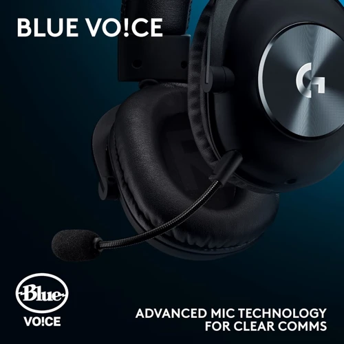 Наушники Logitech G Pro X SE Lightspeed Black (981-001470): Тип конструкции полноразмерные
