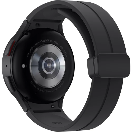 Смарт-часы Samsung Galaxy Watch 5 Pro 45mm Black Titanium with Black D-Buckle Sport Band (SM-R920NZKA): Фитнес-функции Умный будильник, Скорость движения, Секундомер, Пульсоксиметр, Шагомер, Пульсометр, Подсчет калорий, GPS-модуль