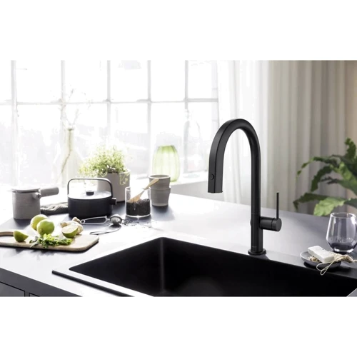 Змішувач для кухонного миття Hansgrohe Aqiuttura M91 76803670: Вид монтажу Врезной