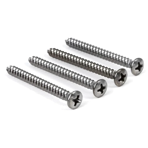 Пластина для кріплення грифа Fender 4-Bolt Neck Plate Vintage-Style Chrome: Тип Винты, саморезы
