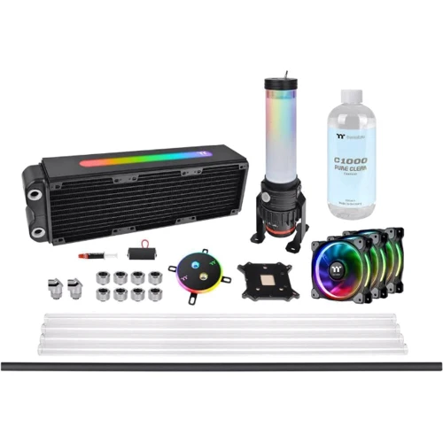 Кулер Thermaltake Pacific M360 Plus D5 Hard Tube Water Cooling Kit (CL-W218-CU00SW-A)