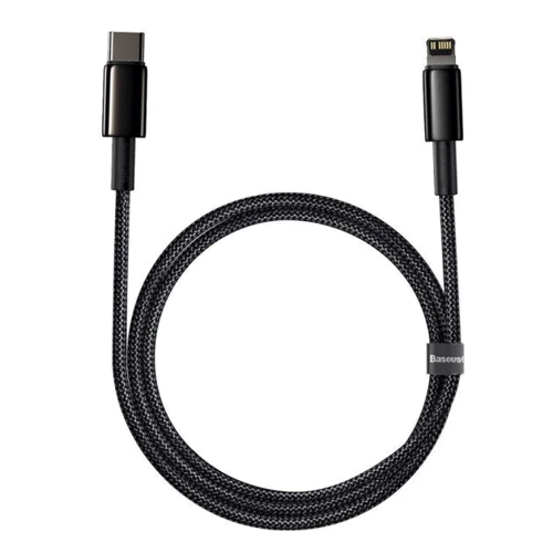 Кабель Baseus Cable USB-C to Lightning Tungsten PD 20W 2m Black (CATLWJ-A01) фото 3