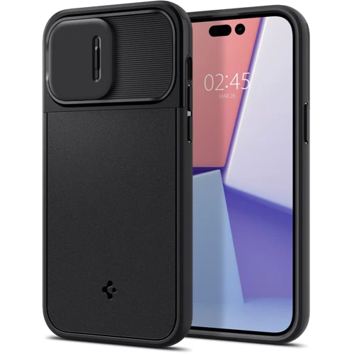 Чехол для iPhone Spigen Optik Armor MagFit Black (ACS04993) for iPhone 14 Pro