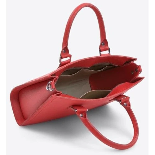 Сумка жіноча The Wings Fancy Saffiano червона (TW-Fency-red-saf): Фактура Сафьяно, Матовая