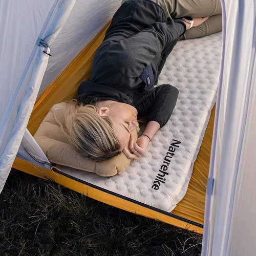 Надувний матрац Матрац самонадувний Naturehike CNK2300DZ013 надлегкий одномісний овальний 35 мм (6976023926983): Тип Матрас самонадувающийся