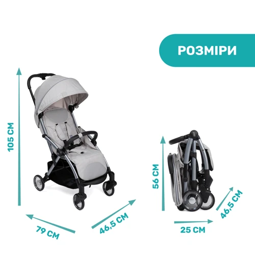 Коляска Chicco Goody Plus Stroller (79877.72): Материал колес полиуретан