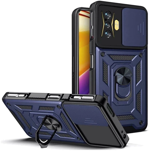 Чехол для телефонов Mobile Case Camshield Serge Ring Blue for Xiaomi Poco F4 GT