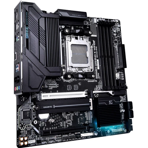 GIGABYTE B850M GAMING X WIFI6E UA: Разъемы на плате USB 3.2 Gen 1, USB 2.0, PCI, SATA 3.0, M.2