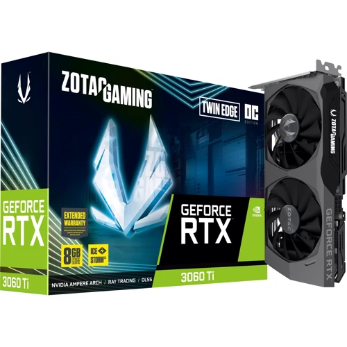 Видеокарта Zotac GAMING GeForce RTX 3060 Ti Twin Edge OC LHR (ZT-A30610H-10MLHR)