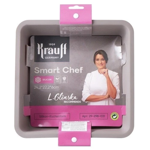 Форма для випікання Krauff Smart Сhef 24.2х22.2х6 см (27580): Кришка Нет